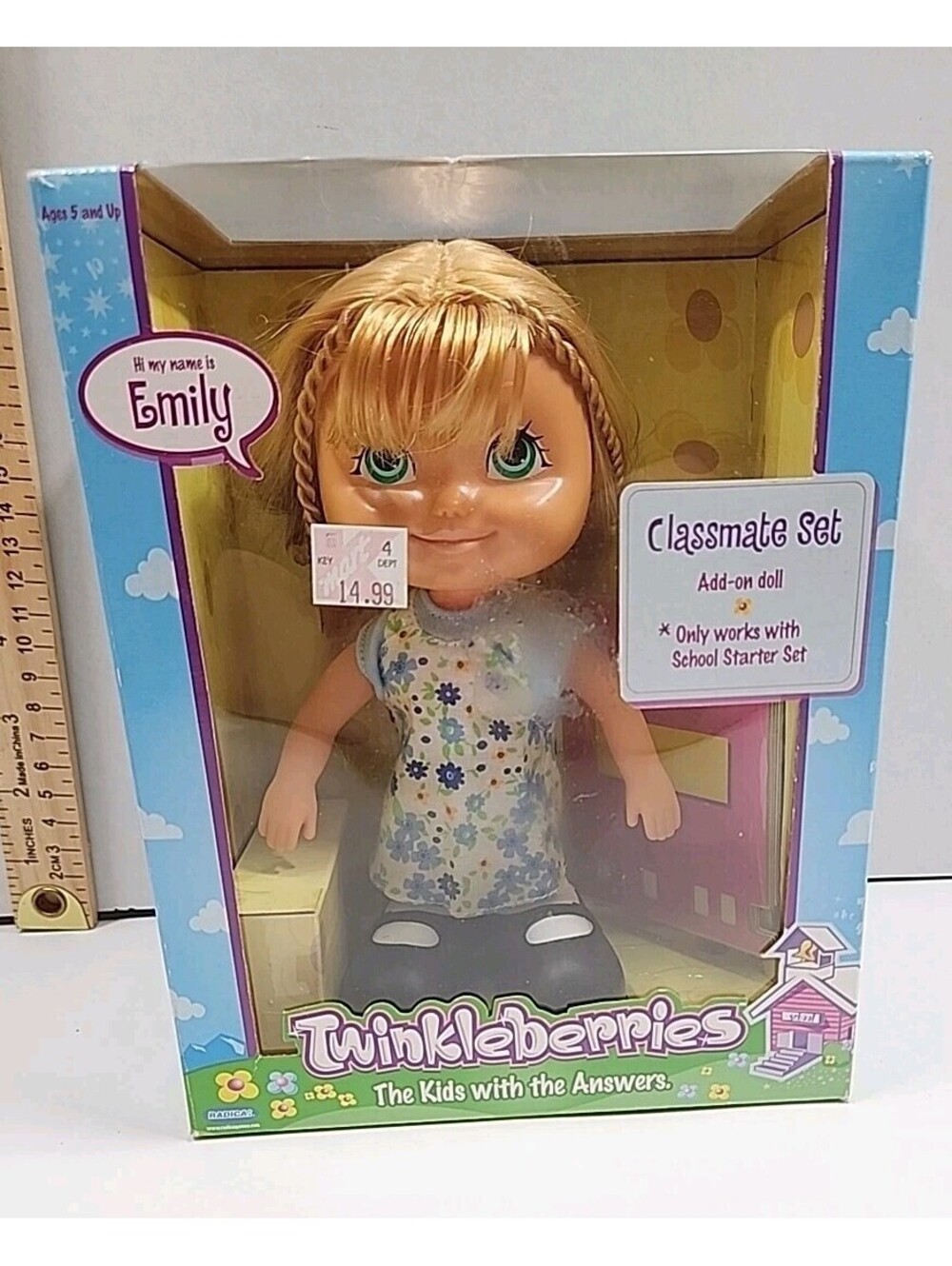 TWINKLEBERRIES Vintage School Classmates Set - Emily Add-on Doll